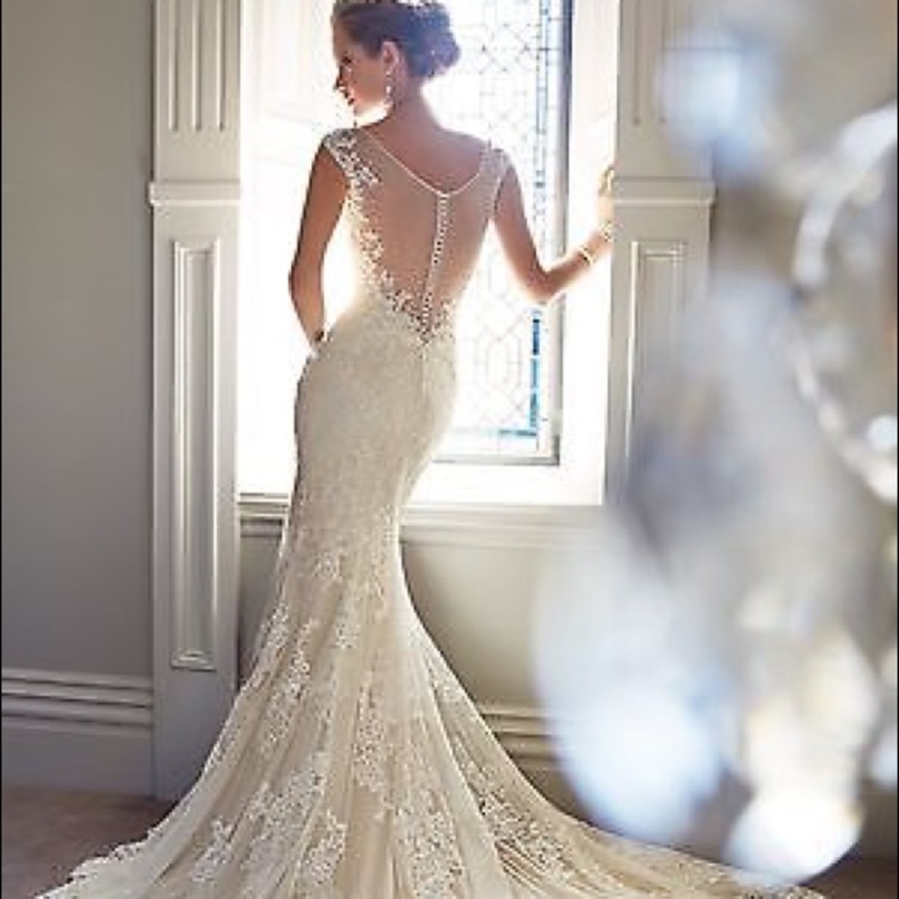 Sophia Tolli Wedding Gown- Y21432-Leigh - Picture 6 of 8